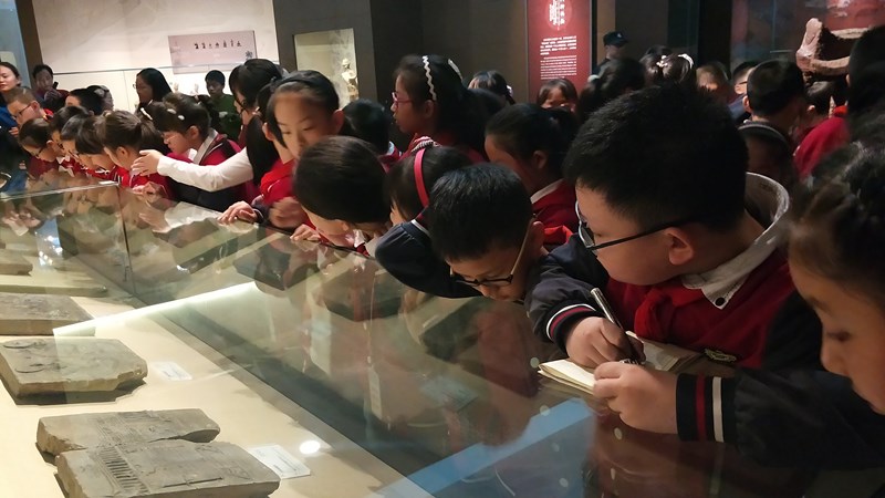 青白江区实验小学走进博物馆“看城市变迁”(图1)